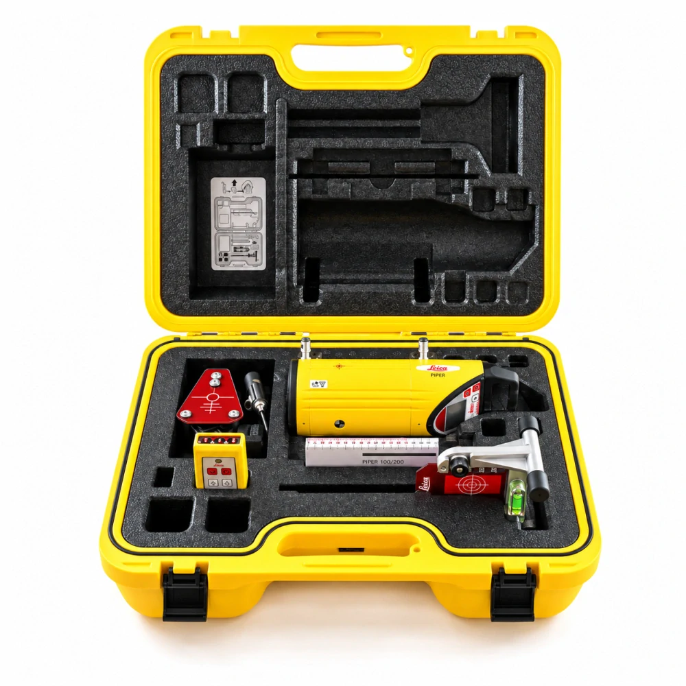 Potrubný laser Leica Piper 100 - zostava