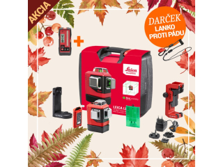 KRÍŽOVÝ LASER ZELENÝ LEICA LINO L6G PROFESSIONAL SET - 3X360 + PRIJÍMAČ LEICA RGR200 + DARČEK - 22% ZĽAVA!