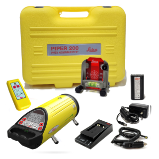 Potrubný laser Leica Piper 200 - zostava