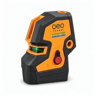 Zelený bodový a krížový laser GeoFennel CrossPointer 5 